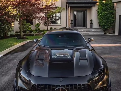 Carbon Fiber Hood with Methacrylate Window Mercedes-AMG GT Coupé C190 (2020-2022)