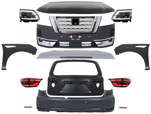Nissan Patrol Y62 Facelift Conversion Kit (2020-2025) for Nissan Patrol Y62 (2015-2019)