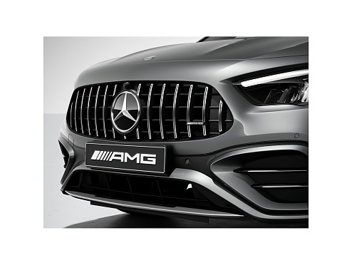 Original Chrome Pan-American Front Grille for Mercedes-AMG GLA 35 SUV H247 Facelift (2023-2025)