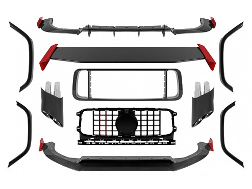 Kit de Carrocería de Fibra de Carbono Seco B-Look G900 Rocket W464 (2018-2024)