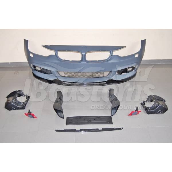 M Front Bumper/Lip Carbon Fiber BMW 4 Series F32/F33/F36