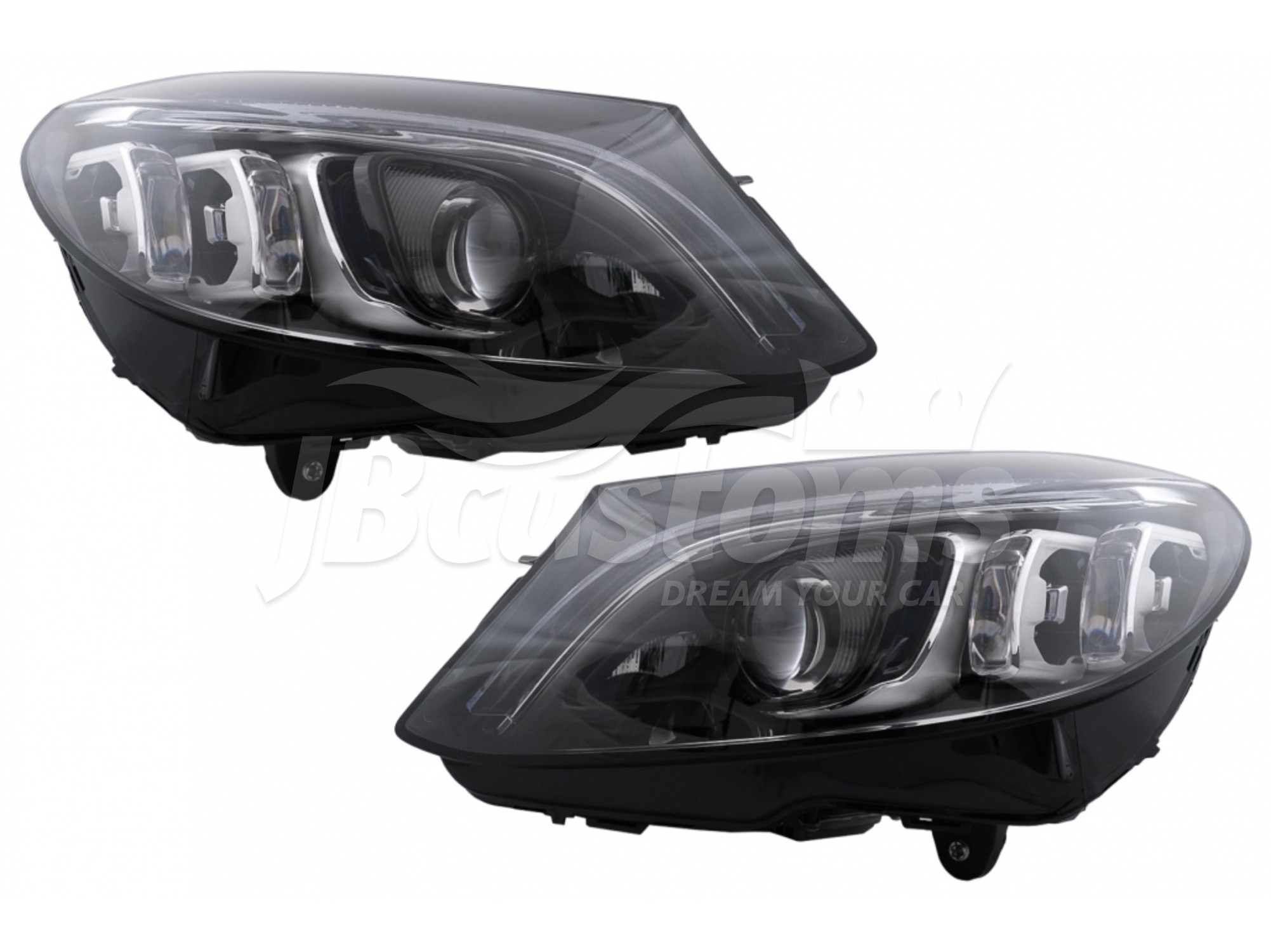 Full LED Headlights Mercedes-Benz C-Class Sedan W205 (2015-2018)