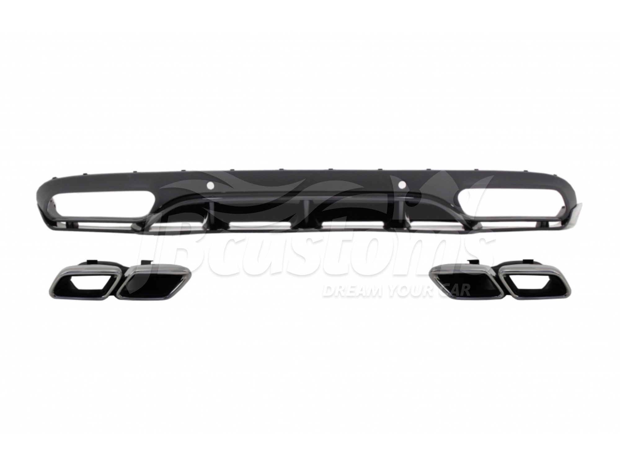 Rear Diffuser Mercedes-AMG C63 S Edition 1 Coupe C205 Facelift (2019-2020)