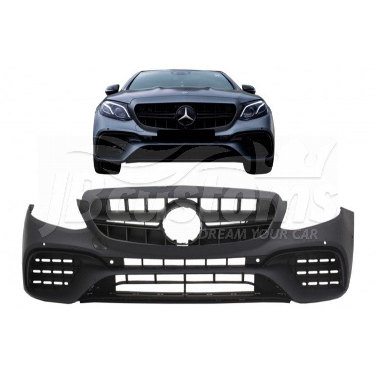 Mercedes benz clase e parachoques a partir de 2016 w213 4d carbon negro