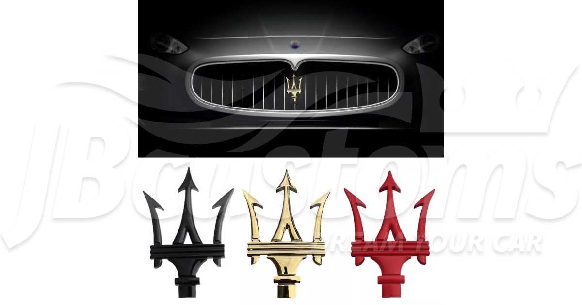 JBCustoms - Emblema Parrilla Delantera Maserati
