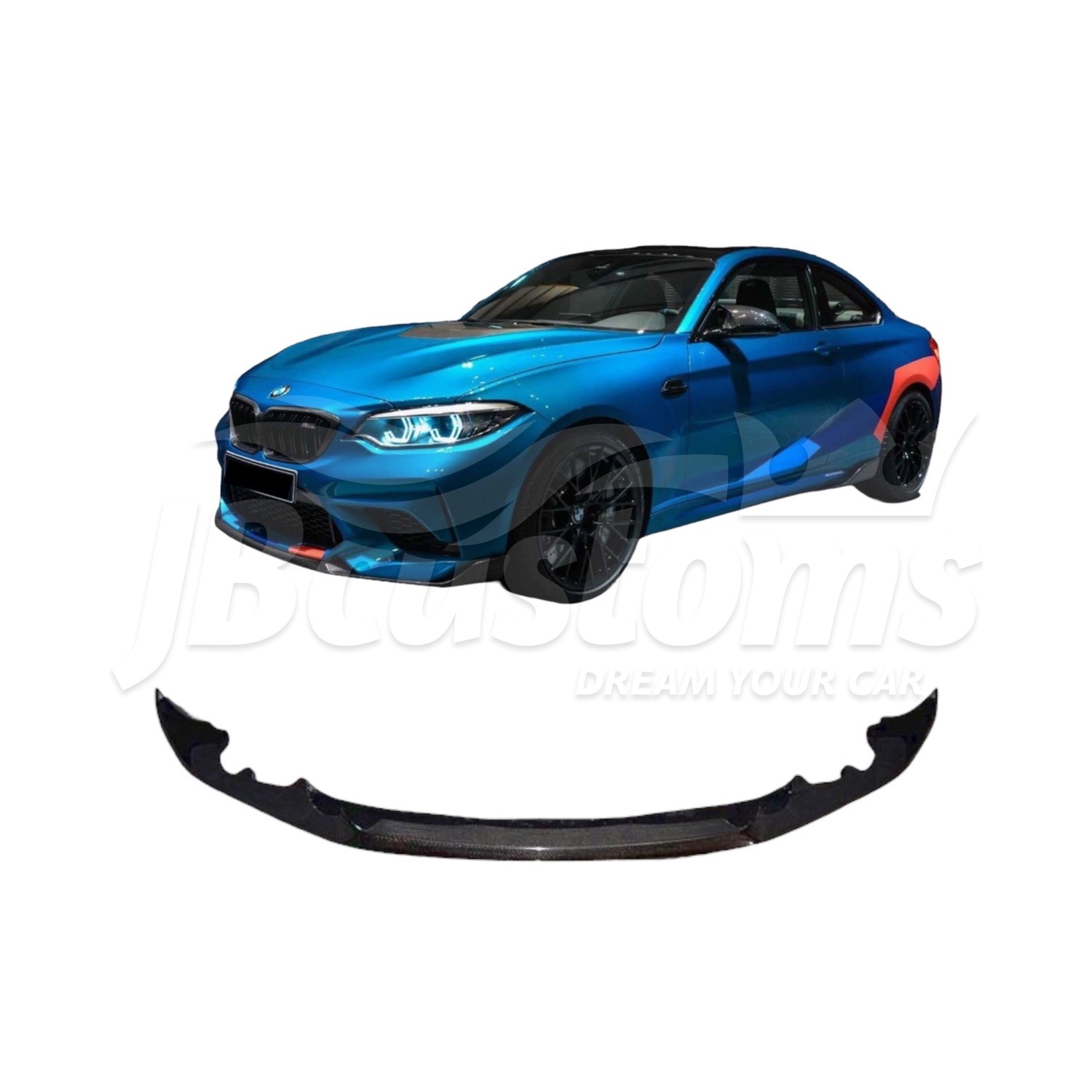 JBCustoms Carbon Fiber Front Spoiler BMW M2 Competition