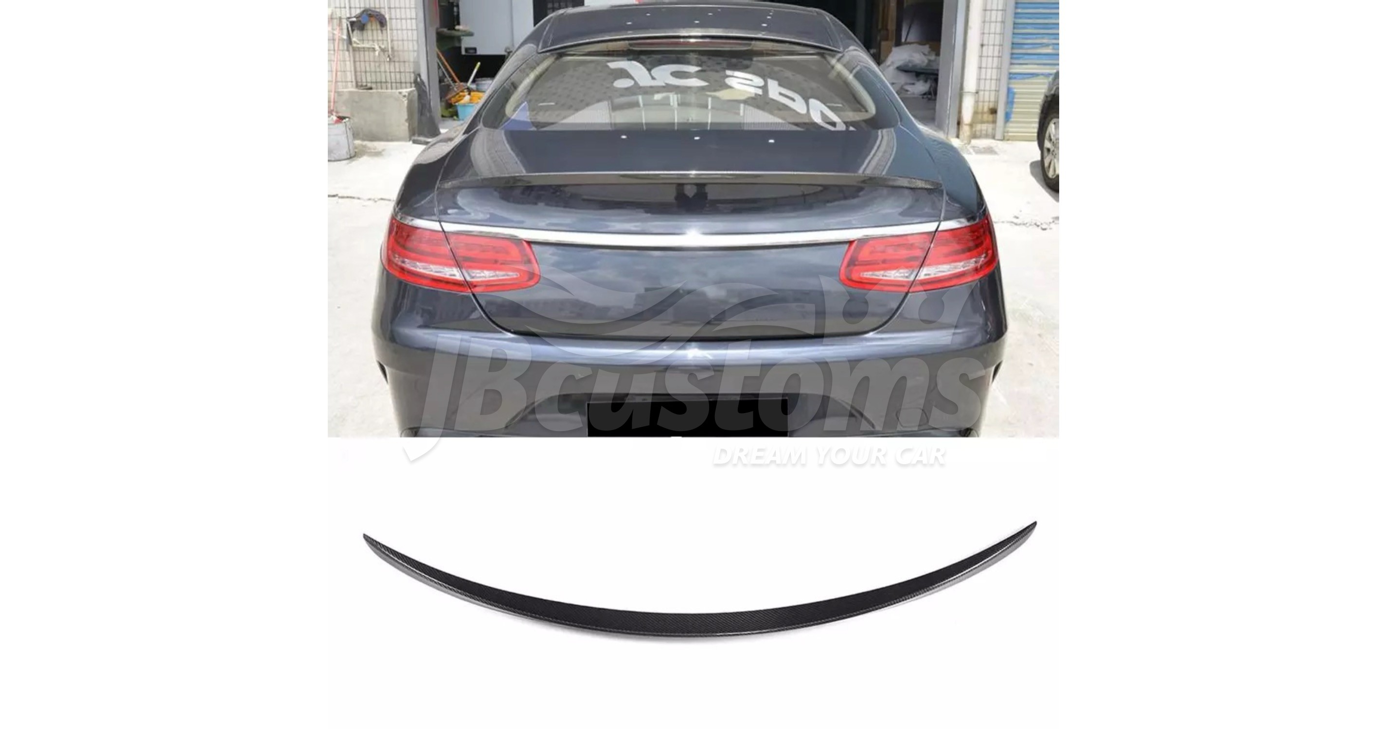 Trunk Spoiler Mercedes-Benz S-Class Coupé C217 (2014-2020)