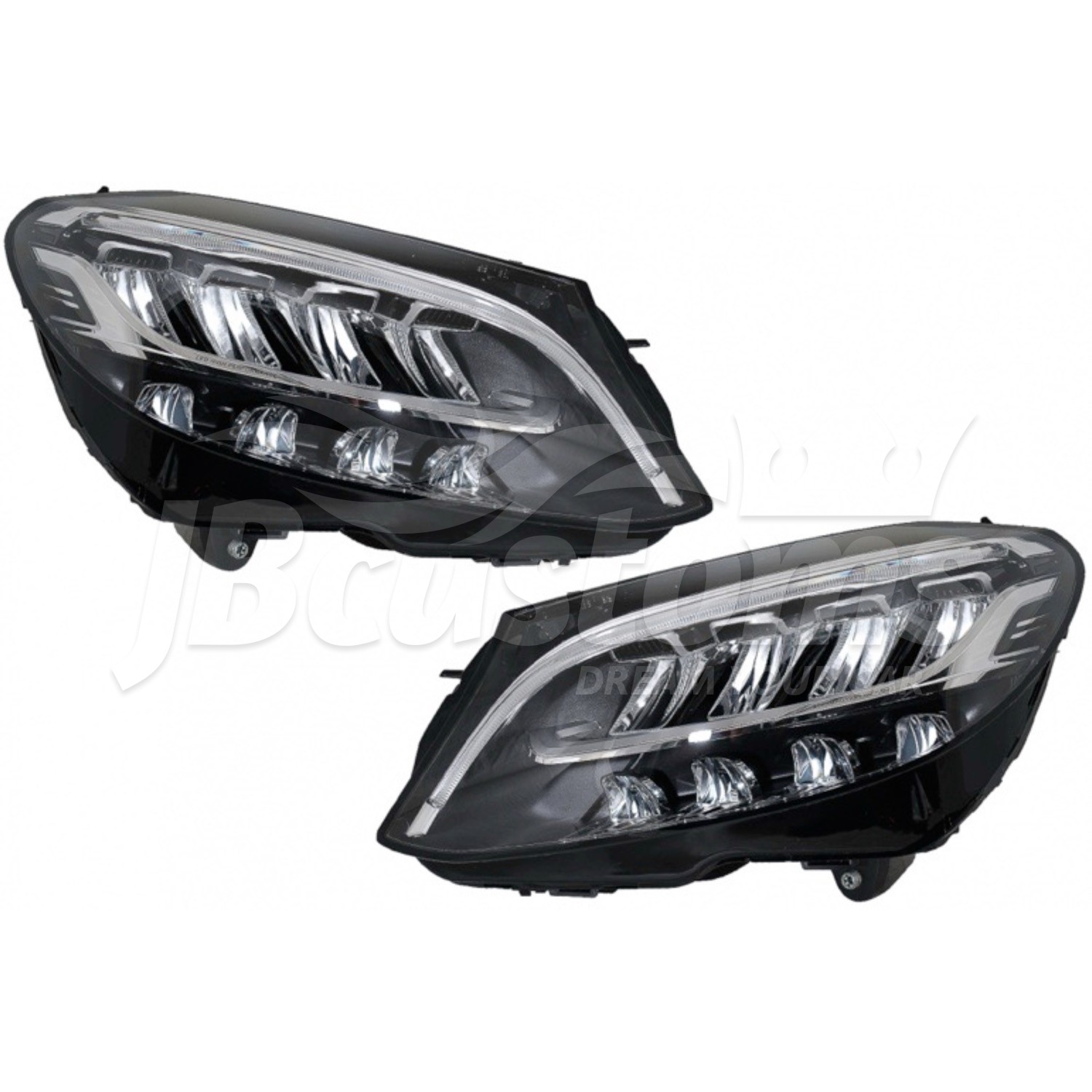 Full LED Headlights Mercedes C-Class W205 Facelift (2019-2020)