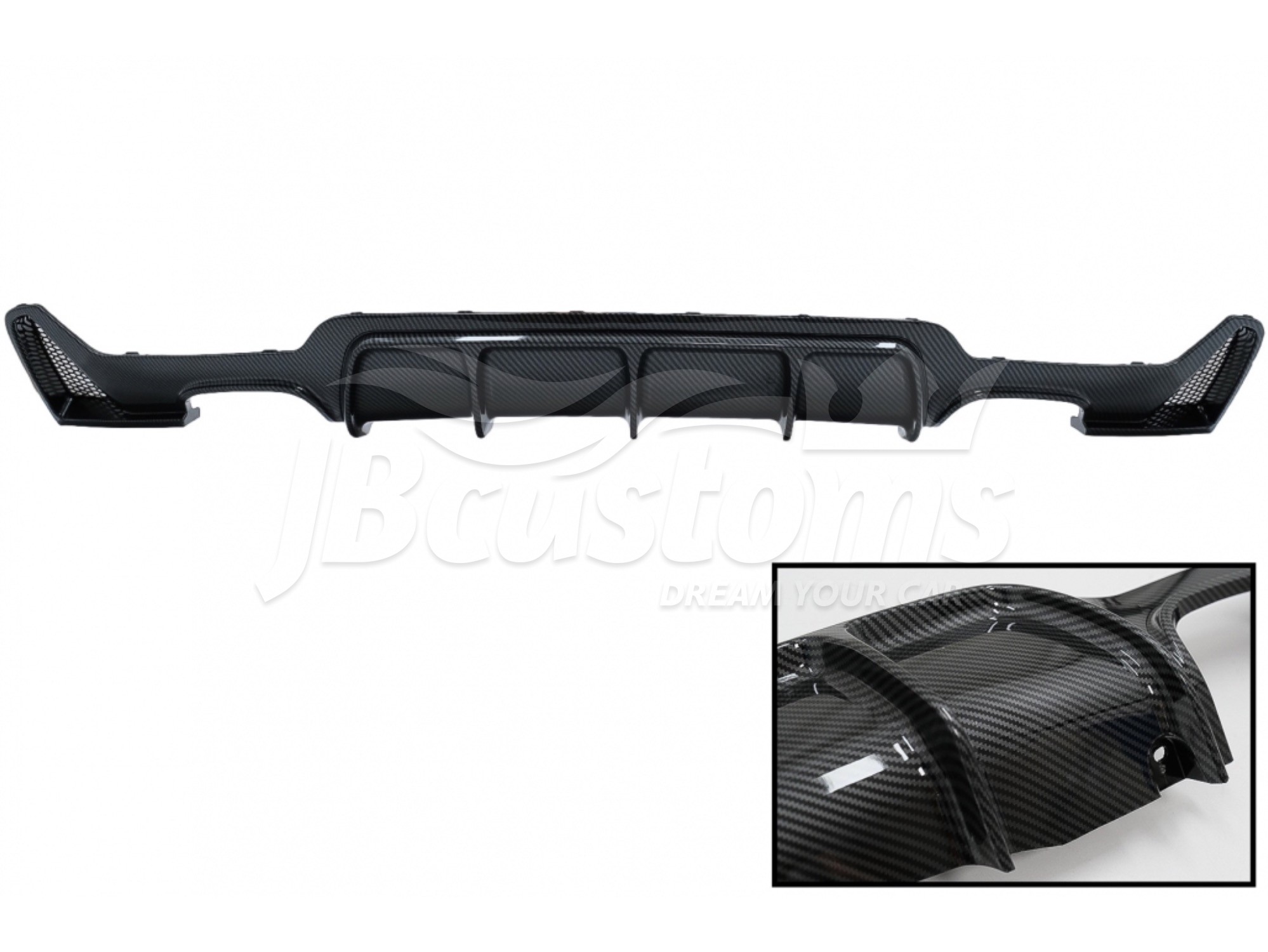 Rear Diffuser BMW 4 Series M-Performance Coupe F32 (2014-2019) Carbon Look