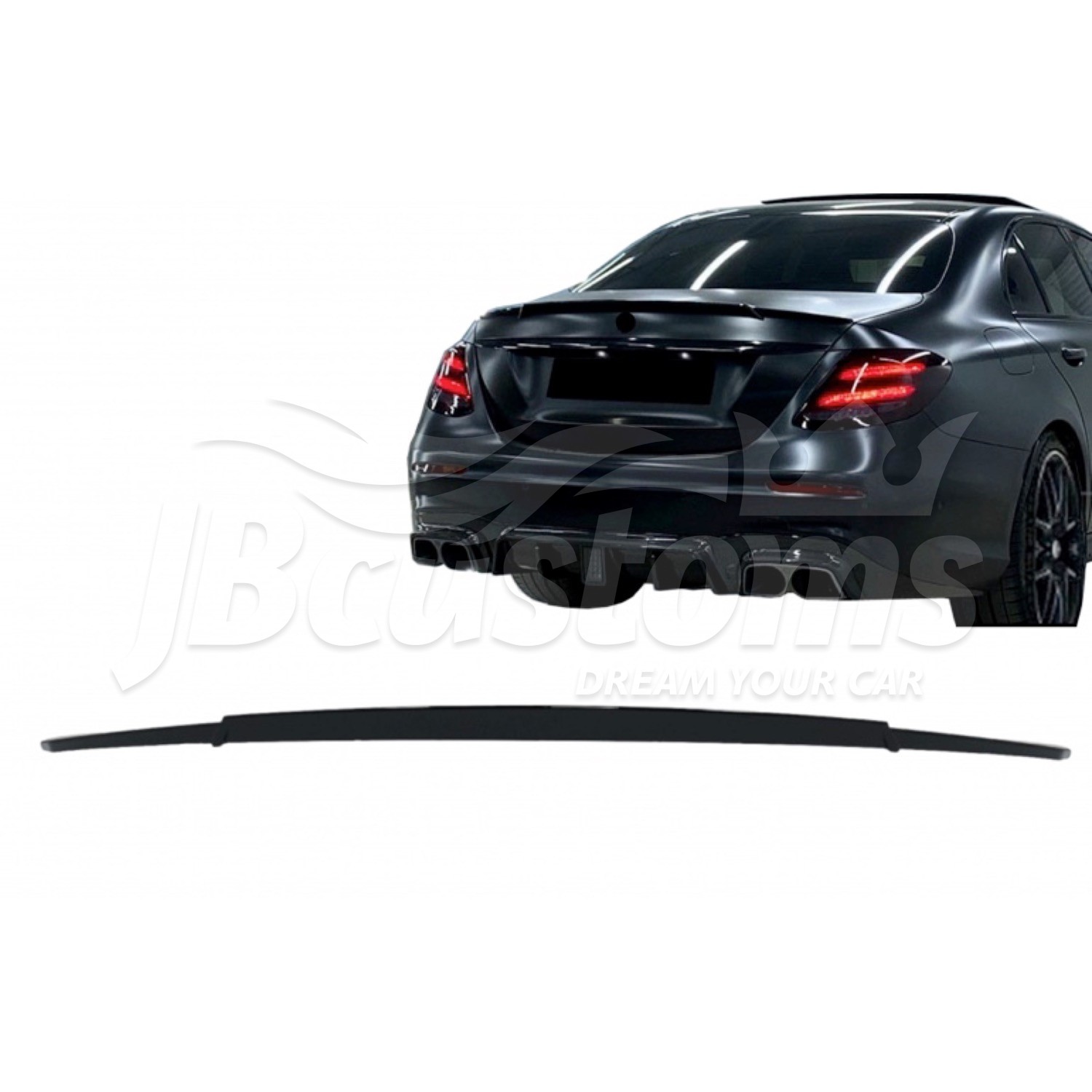 Trunk Spoiler Mercedes-Benz E63 AMG B Sedan W213 (2016-2019)