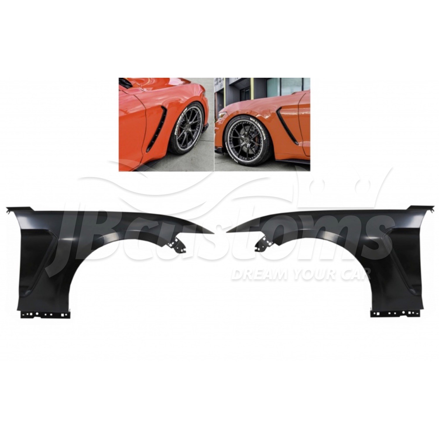Front Fenders Ford Mustang GT350 Coupe / Cabrio VI (2015-2017)