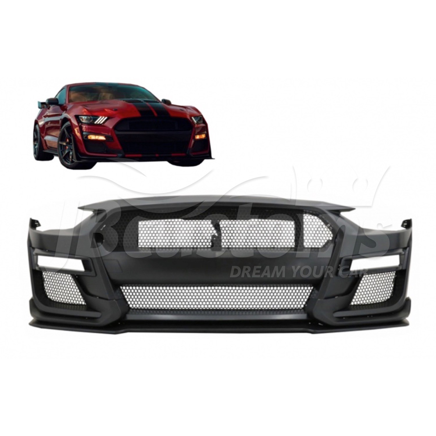 Front Bumper Ford Mustang GT500 Coupe / Cabrio VI Facelift (2018-2021)