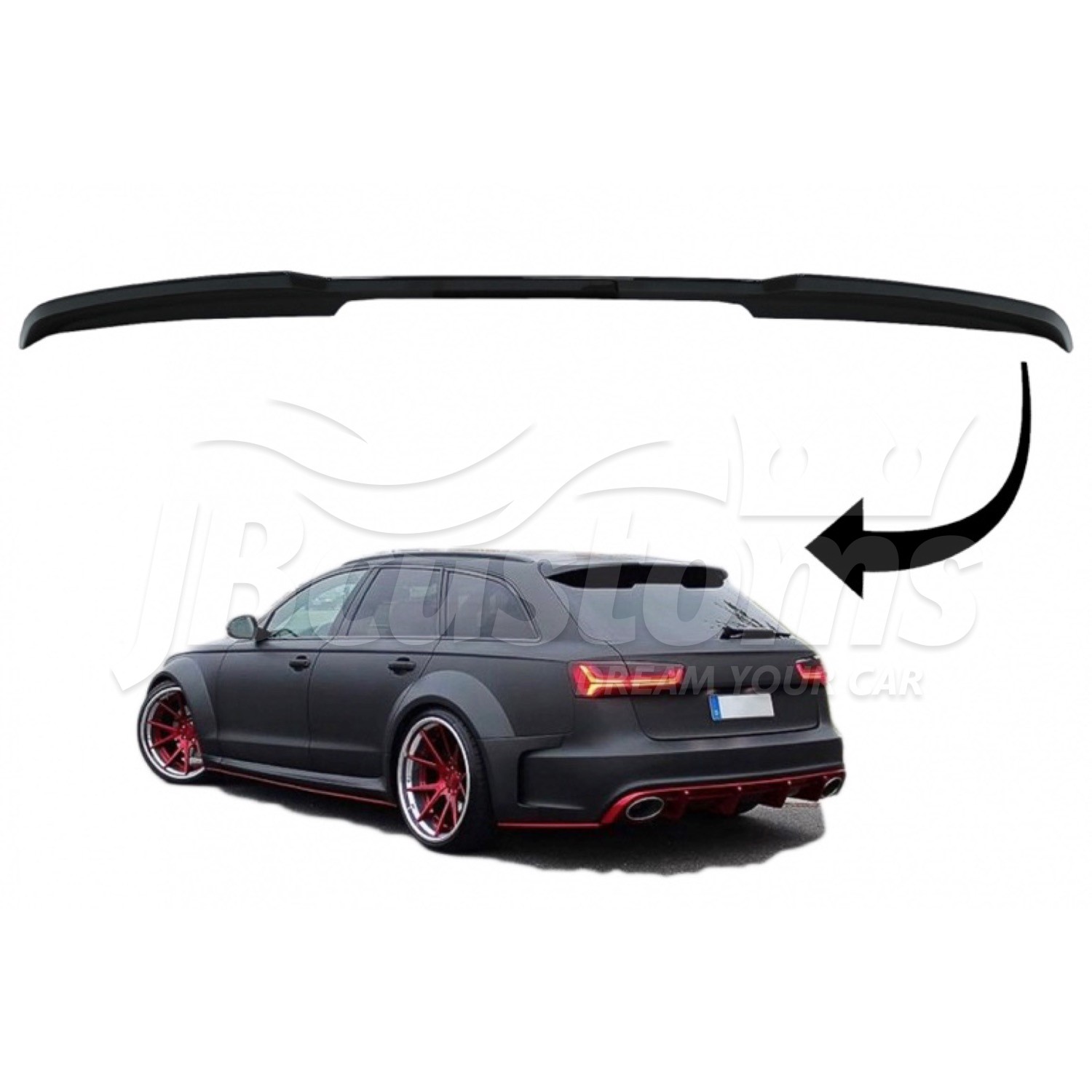 Roof Spoiler Audi RS6 Avant C7 Facelift (2015-2018)