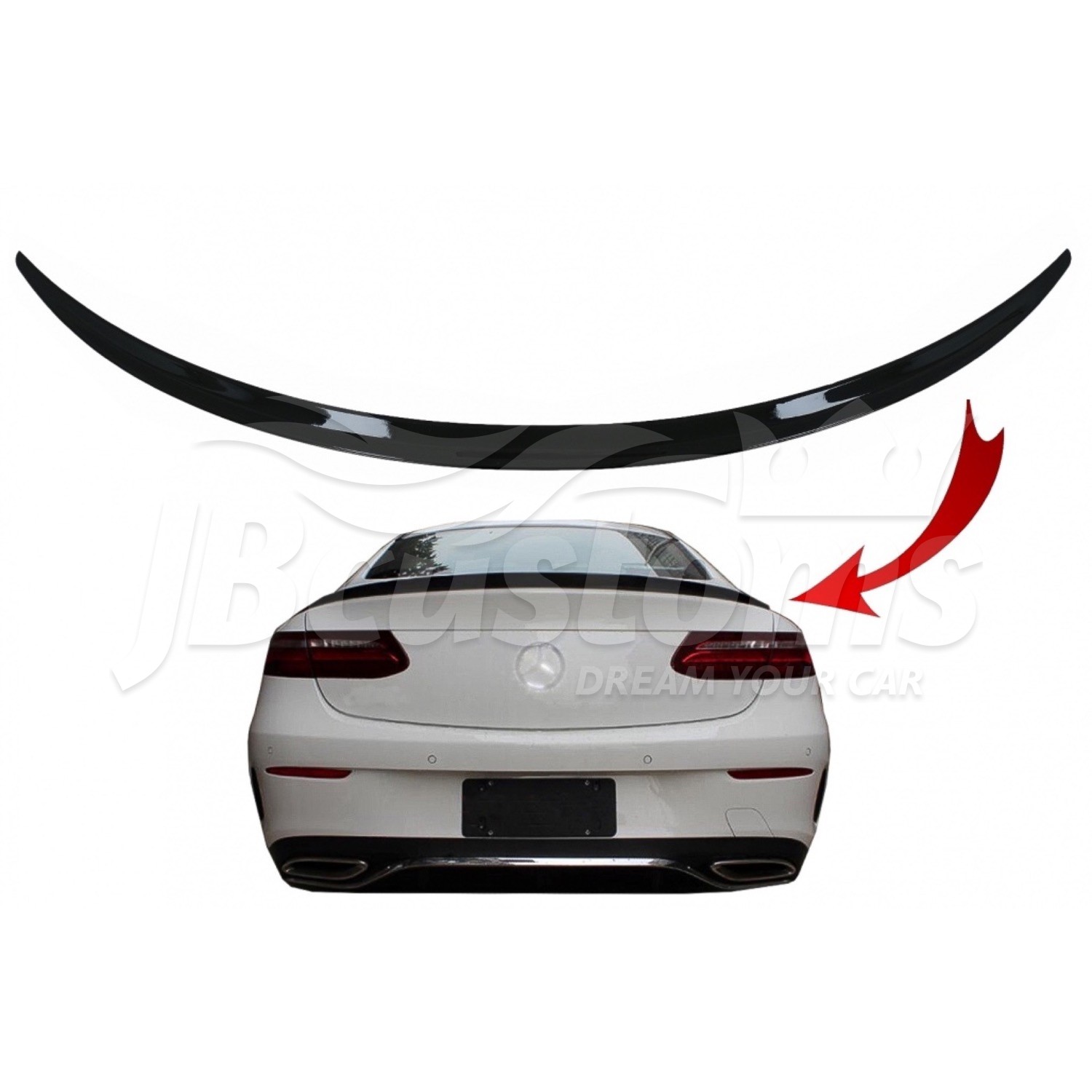 JBCustoms Trunk Spoiler MercedesBenz EClass C238