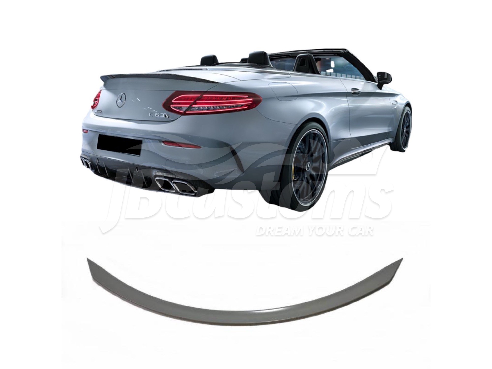 Trunk Spoiler Mercedes-Benz C63 AMG Cabrio A205 (2016-2020)