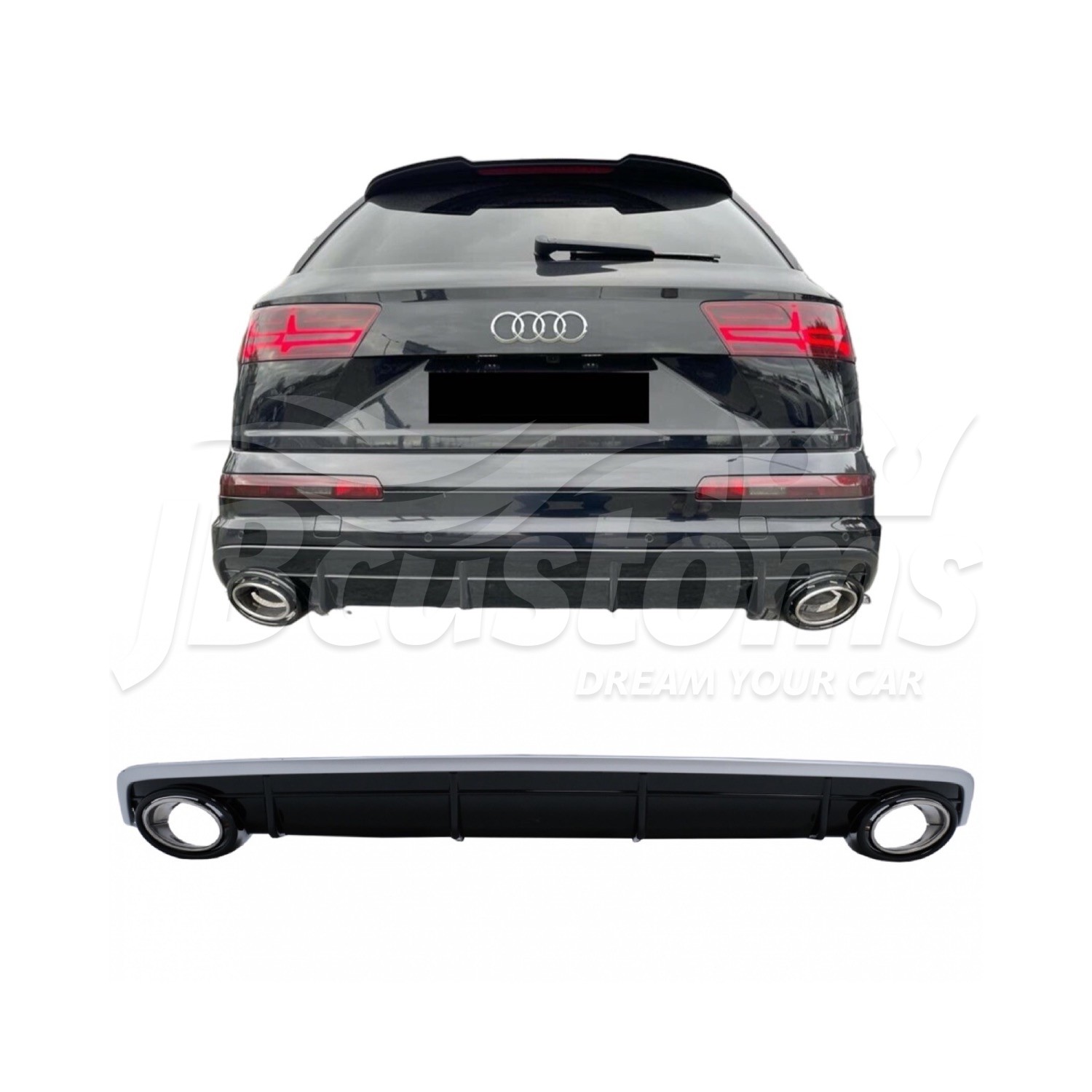 Jbcustoms Difusor Trasero Audi Rsq