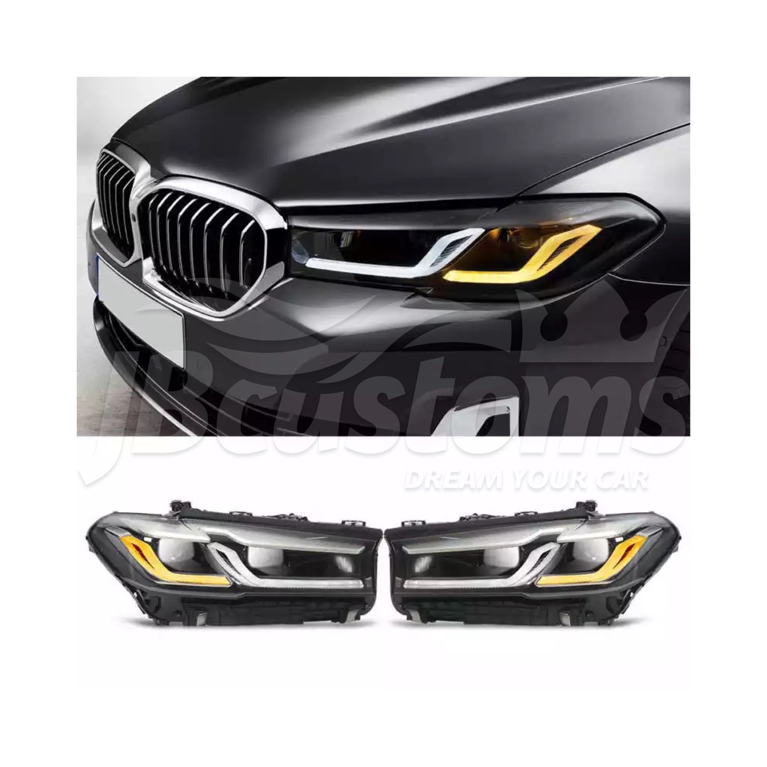 JBCustoms - Faros Delanteros Full LED BMW 5 G30 LCI