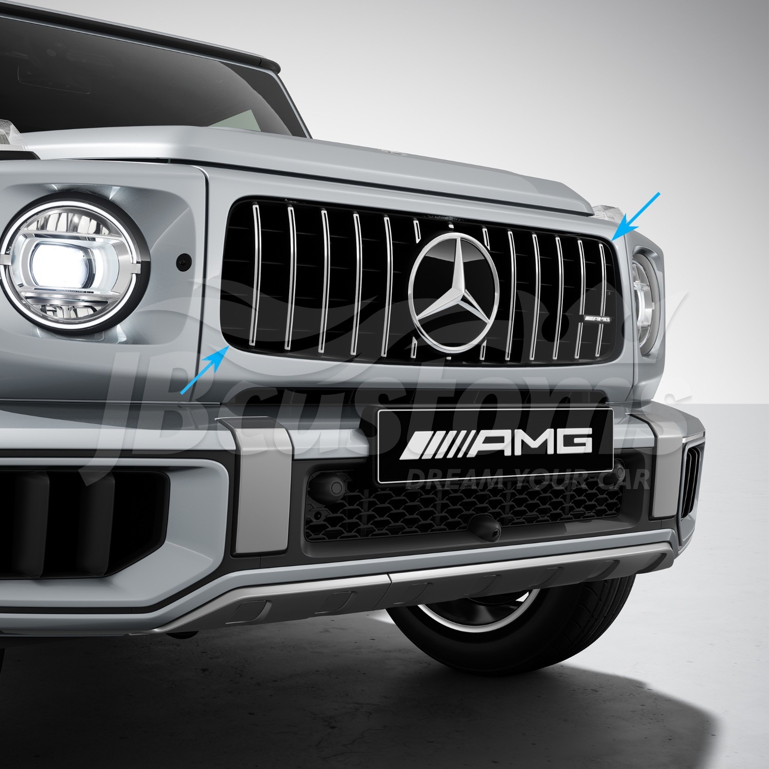 Original Chrome Panamericana Front Grill Mercedes-AMG G63 W465 (2024+)
