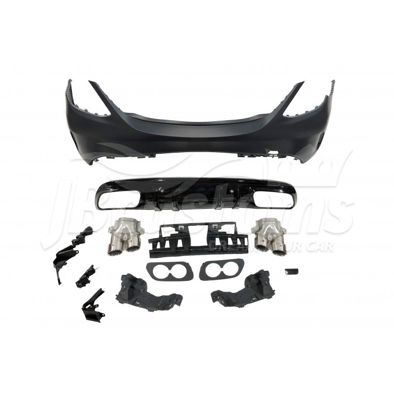 Rear Bumper Mercedes-AMG C43 Sedan W205 (2015-2020)