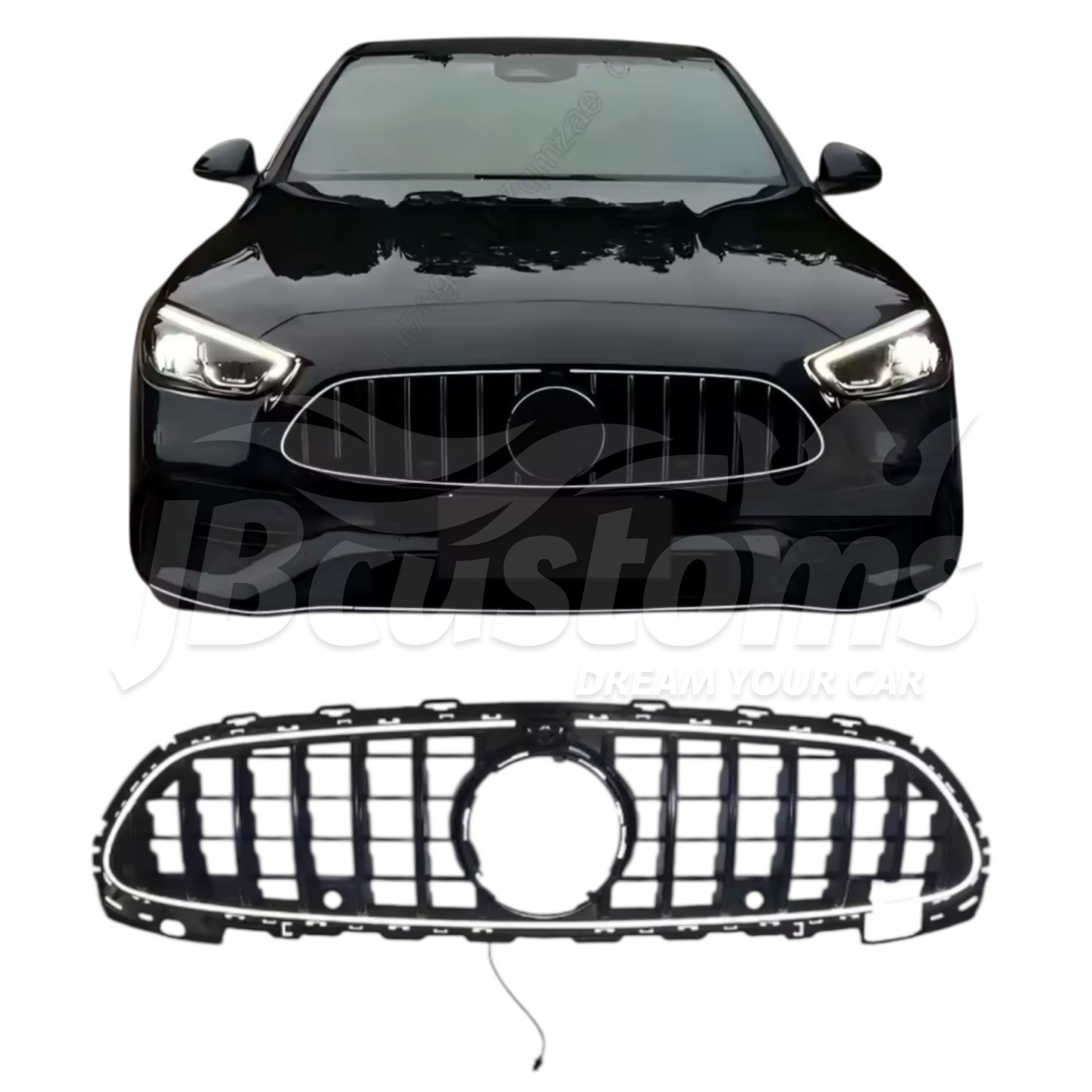 Panamericana Front Grille with LED Lighting Mercedes-AMG C43 Sedan W206 (2021-2025)