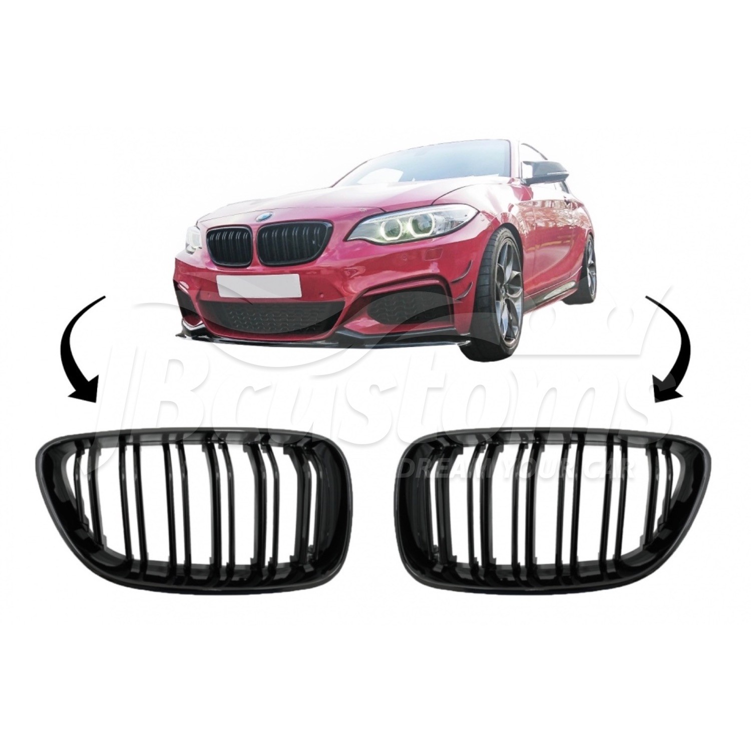 Front Grill BMW M2 Coupe F87 (2014-2019)